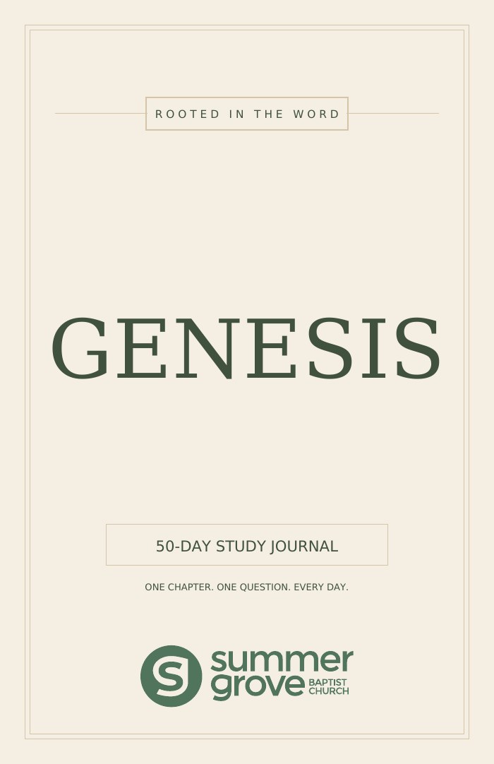 Genesis Rooted in the Word journal cover